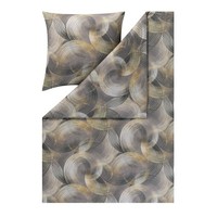 Estella BettwäSche Toni Mako-Jersey Bl 155X220 Cm Grau Bettbezug