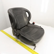 Linde E15S Electric Forklift Vinyl Seat & Safety Belt