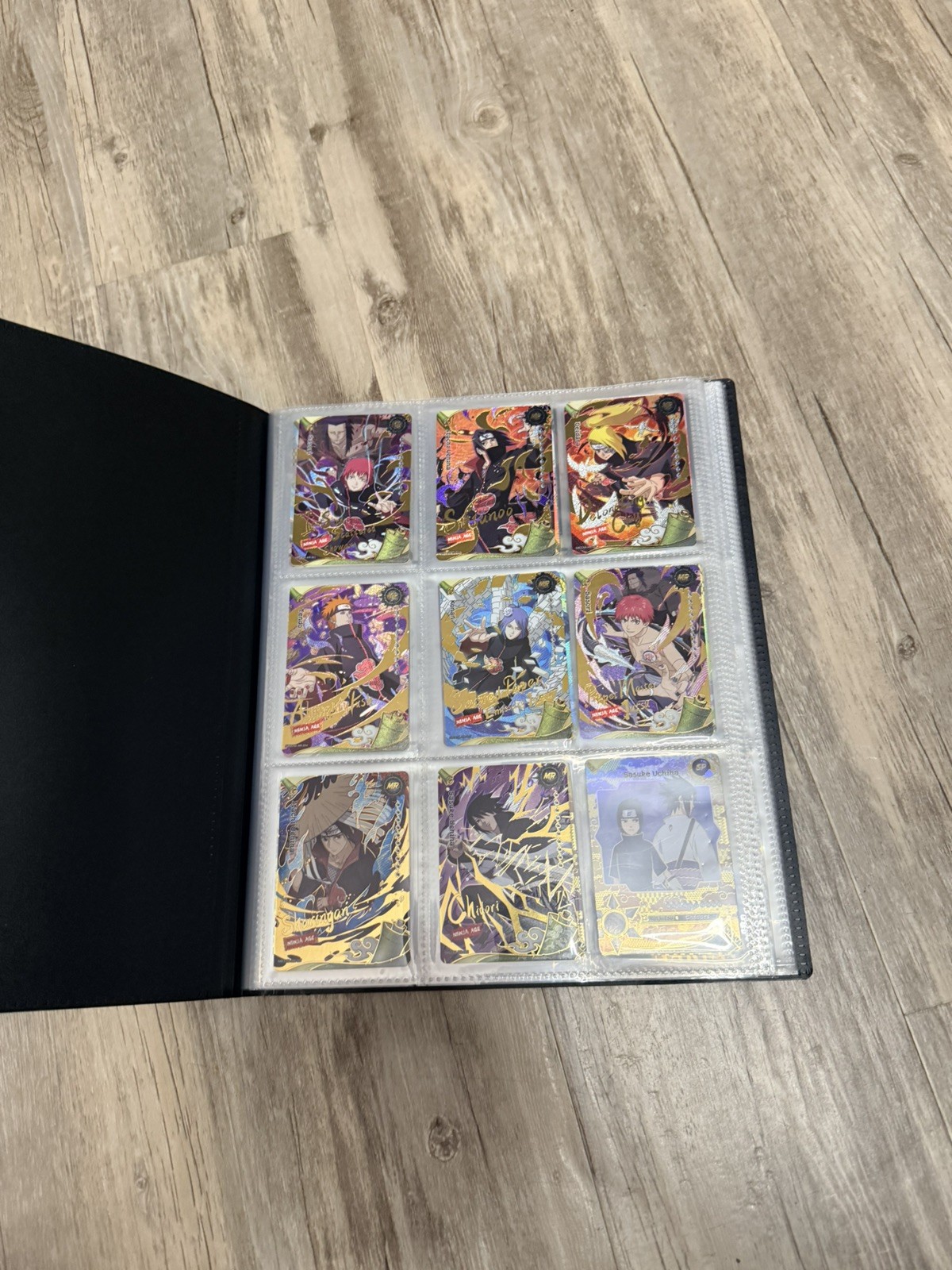 Kayou Naruto Ninja Age Master Set Complete w/ Binder (SP, MR, UR, PTR, SSR, PR)