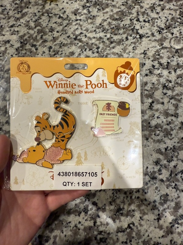 2025 Winnie the Pooh and Tigger Pin Set– Hundred Acre Wood Series September 9/12