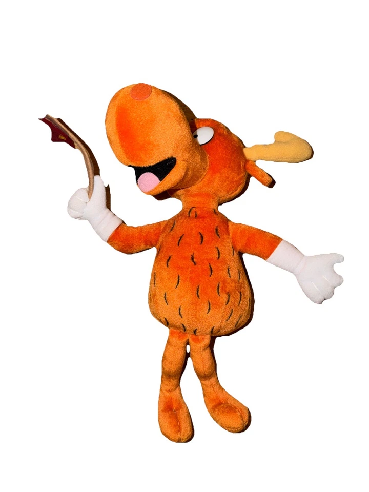 Peluche Rocky and Bullwinkle 9" Bullwinkle J. Moose nuevo con etiquetas 1999 Stuffins edición limitada Foto 2 de 4