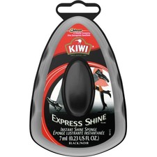Kiwi Express Shine Black Sponge, 0.2 US fl. oz. Fl Oz Pack of 3 ,