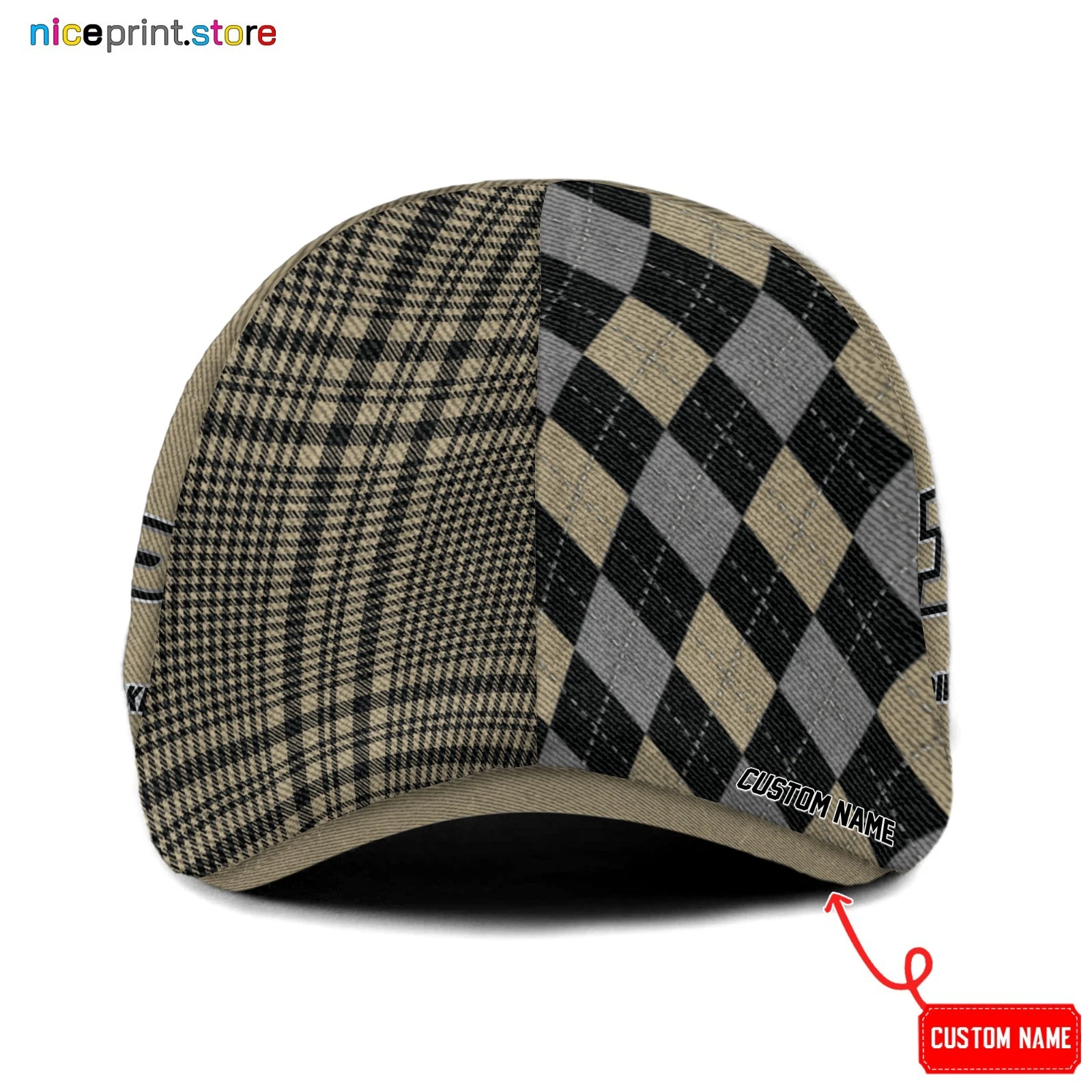 Purdue Team Boilermakers Ivy Cap Boilermakers Newsboy Cap Flat Cap for men