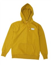 VANS Womens Oversized Graphic Hoodie Jumper UK 6 XS Khaki Cotton CC15