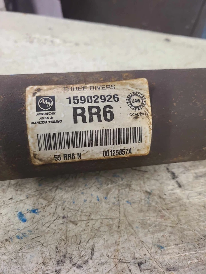 07-14 GMC YUKON DENALI XL 1500 ESCALADE ESV EJE DE TRANSMISIÓN DELANTERO NUEVO ESTILO 6,2 L OEM Foto 4 de 4