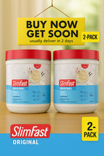  2 PACK SlimFast Original Meal Replacement Shake Powder, French Vanilla 12.83