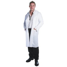 Mad Scientist Lab Coat Adult Costume Doctor Lab Coat for Halloween XXL