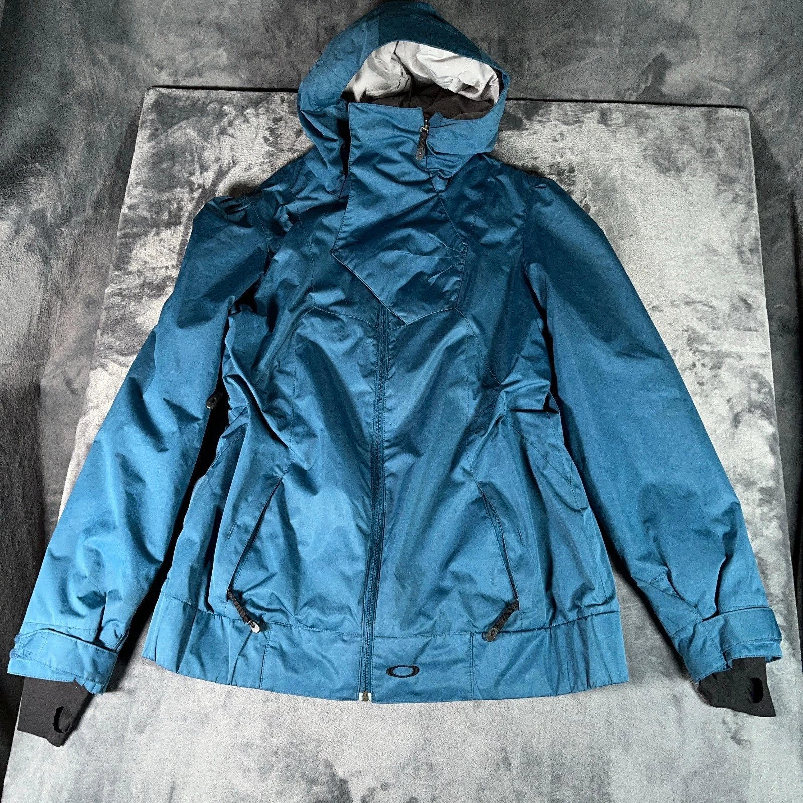Oakley Jacket Women’s Large Blue Ski Snow Thinsulate Hooded Winter Coat