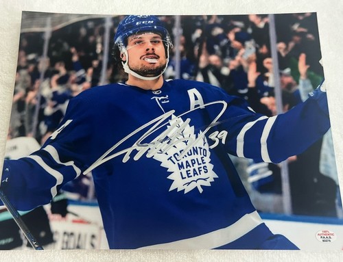 Auston Matthews Signed 8x10 Photo Toronto Maple Leafs with COA
