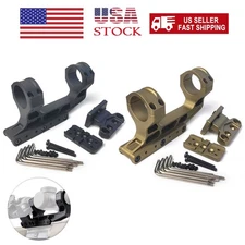 Tactical FAST LPVO Scope Mount 30mm Ring Metal Sight Base 20mm Picatinny Rail US