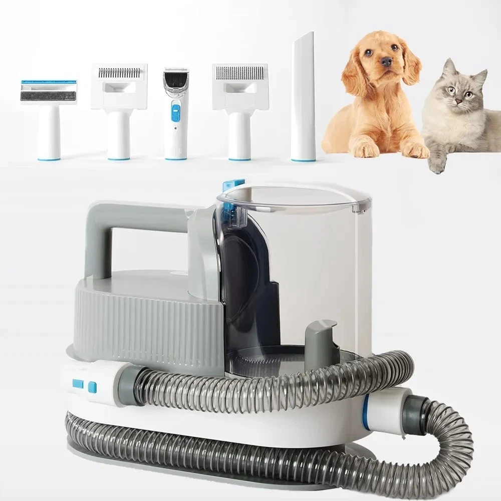 2.5L Dog & Cat Pet Grooming Kit & Vacuum Large Capacity w/ 5 Clipper Tools Hair
Opens in a new windo