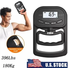 Grip Strength Tester 396Lbs/180Kg Digital Hand Dynamometer Grip Strength Meter