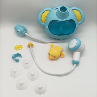 Yookidoo Duschkopf für Baby-Badewanne, Elefanten-Wasserpumpe mit Stammauslauf 