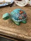 FENTON GLASS 2021 FGS LE "SEA BABY" TURTLE FIGURINE SIGNED BY KIM BARLEY #31/53