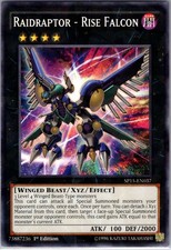 Raidraptor - Rise Falcon SP15-EN037 Yu-Gi-Oh! TCG 1st Edition Shatterfoil