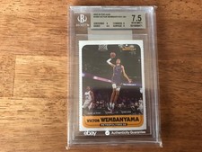 2023 Victor Wembanyama Sports Illustrated For Kids RC Card #1053 BGS 7.5 grade