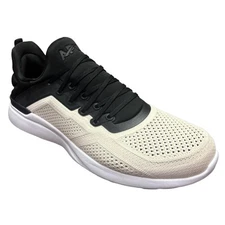 NWT APL TechLoom Tracer Black Parchment White Athletic Running Sneakers Mens 12