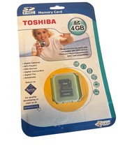 Toshiba 4 GB Digital SD Memory Card SD New Sealed