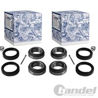 2X Ackoja RADLAGER-SATZ Vorne Hinten Passend FüR Hyundai Accent Atos Lantra Pony