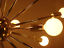 thumbnail 7  - SPUTNIK STARBURST LIGHT FIXTURE CHANDELIER LAMP POLISHED BRASS   MADE IN U.S.A.