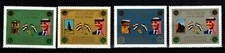 JORDAN 1989 ARAB COOPERATION COUNCIL YEMEN,IRAQ,EGYPT,JORDAN SCOTT 1344-1347 MNH