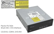 PLEXTOR PX-760A CD/DVD CD-RW DVD-RW BURNER DRIVE IDE BLACK HIGH QUALITY PX-0
