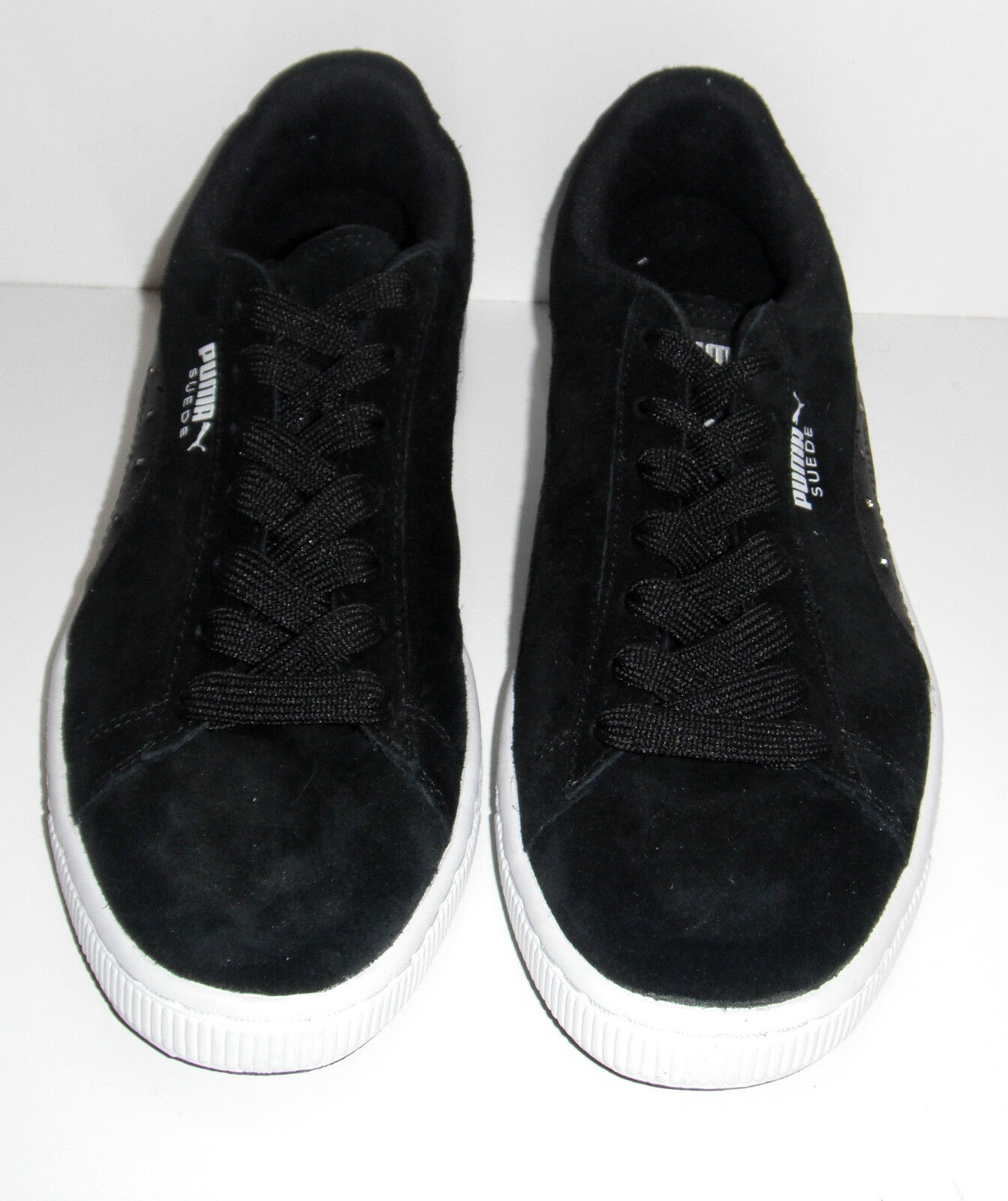 New Puma Men Eco Ortholite Black Suede Studded Sport Sneakers Shoe sz 8 ...