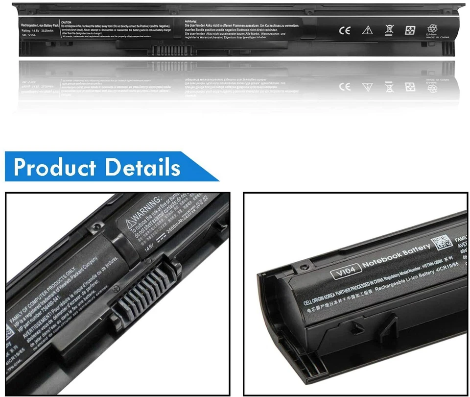 Batería para HP Envy 17 Series 17-K150NR 17-K151NR 17-K152NR 17-K153NR 17-K170CA Foto 4 de 4