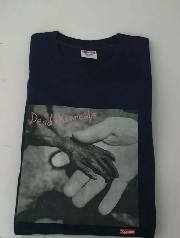 SS14 Supreme X Dead Kennedys Marine T Shirt Taille L T Shirt Rare 2014 Vintage