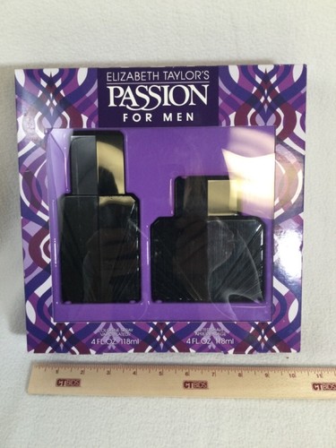 Passion by Elizabeth Taylor for Men 2 Cologne Spray und After Shave Brandneu