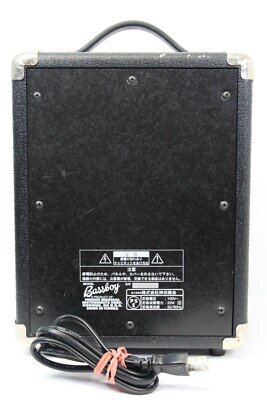 Fender Bass Boy Small Amplifier Black Amp 12x9 inch, 22W, 100V, 50
