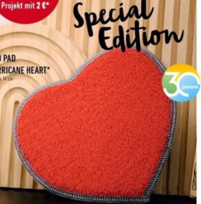 proWIN Duo Pad Hurricane Heart Sonderedition