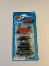 ToySmith Loco Motion Mini Pull-Back Train Set with Die-Cast Engine