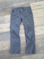 prAna Halle Pant gray nylon zip cargo pants sz. 10 s x 29"