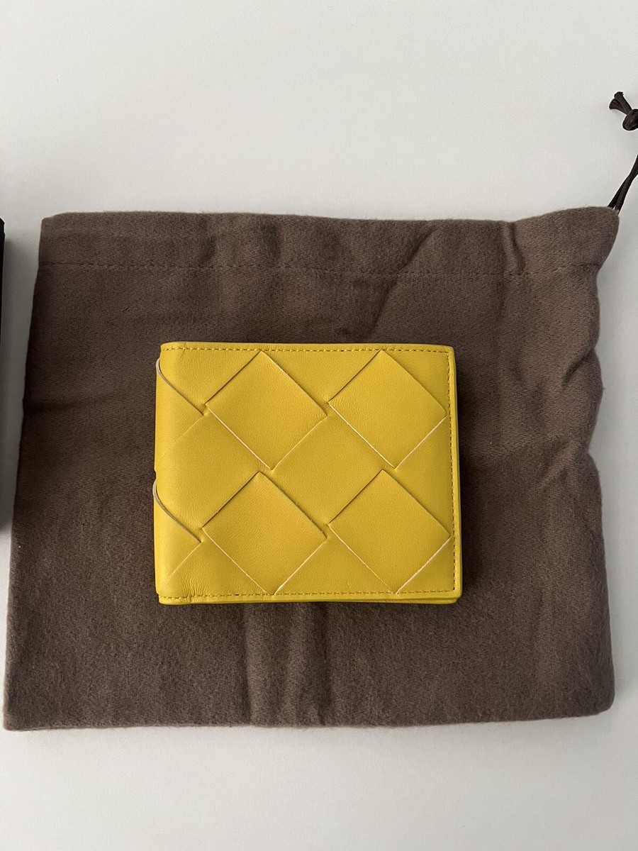bottega veneta wallet yellow