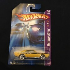 Hot Wheels ~ Mopar Metal ~ '69 Pontiac GTO ~ Yellow and Black~ J3416-0717