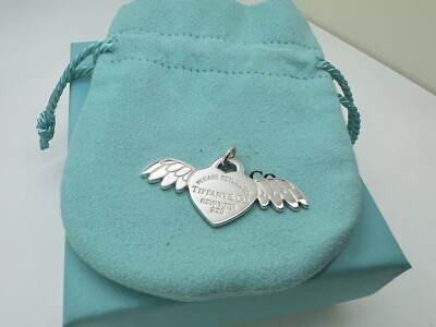 Tiffany ティファニー　エンジェルハートチャーム Tiffany Co Sterling Silver Return To Angel Heart Wings Charm