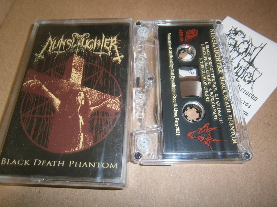 NUNSLAUGHTER - Black Death Phantom. Tape - Image 2 of 4