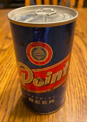 POINT SPECIAL EMPTY BEER CAN PULL TAB B/OPEN STEVENS POINT BREWERY 