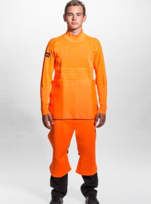 NWT TUFF N LITE PROTECTIVE PACKING SUIT HI-VIZ ORANGE SIZE XL MSRP $498