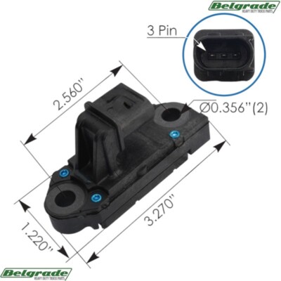 Sensata 577.75648OE EGR Pressure Differential Sensor Ken-Pet 1892277PE 2003641