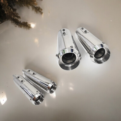 Royal Enfield Super Meteor 650 2023 2025 Custom Exhaust Tips