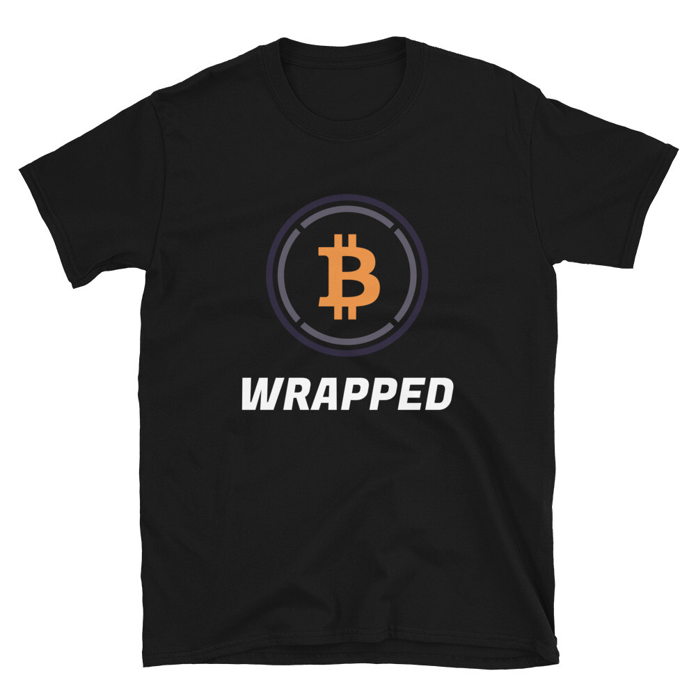 Bitcoin Cryptocurrency Wrapped Unisex T-Shirt