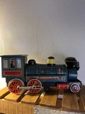 Vintage Tin Toy Steam Train Modern Toys Japan r2s3