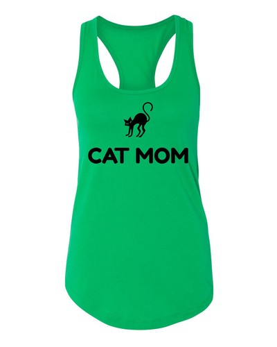 Canotta mamma gatto simpatica maglietta amante dei gatti divertente gatto mamma regalo festa della mamma maglietta - Foto 6 di 11