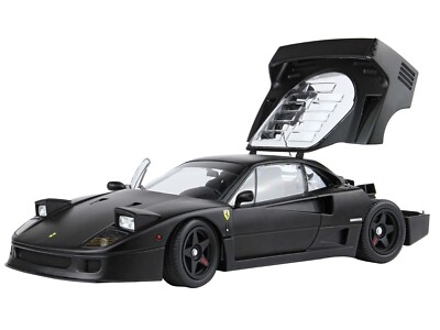 Ferrari F40 ART 151 ブラック FERRARI F40 MATT BLACK & DISPLAY CASE 1/18 MODEL CAR BY BBR/KYOSHO