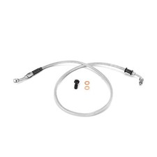 +14" Stainless Steel Braided Brake Line Kit For Harley Softail FXST ABS 2018+