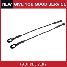 Pack of 2 For Chevy S10 38534 Rear Tailgate Cable Lift Gate Support Strap Pickup
