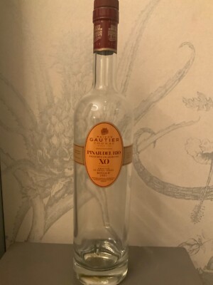 Maison Gautier cognac Pinar Del Rio cigar blend XO empty bottle 70 cl