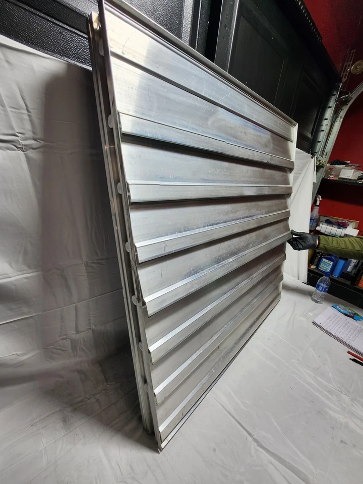 排气风扇快门 40 英寸壁挂式铝制后移重力阻尼器 23.34 — 第 2/4 张图片